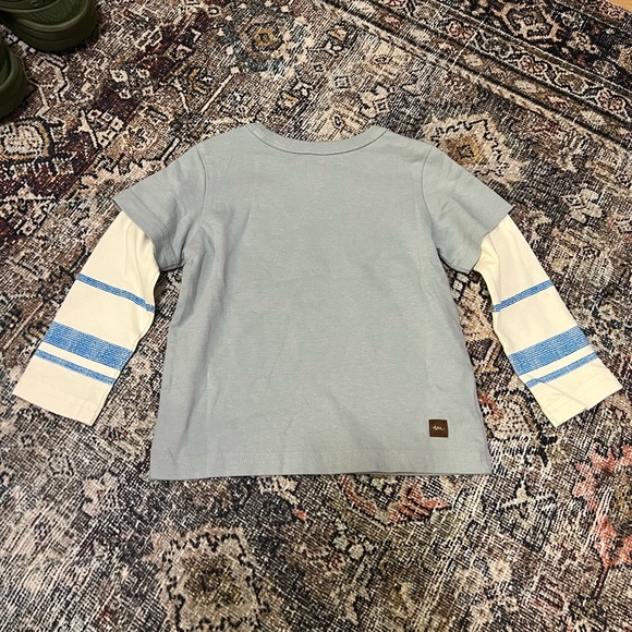 Tea Collection Bulldog Double Sleeve Tee - Picture 2 of 4